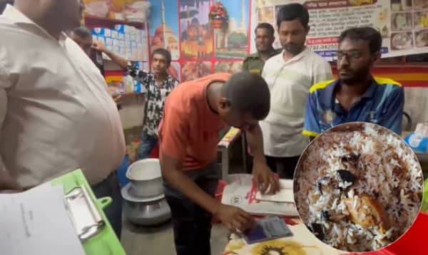 কুড়িগ্রামে মোরগ পোলাওয়ের প্যাকেটে মরা ব্যাঙ, রেস্তোরাঁকে ২০ হাজার টাকা জরিমানা