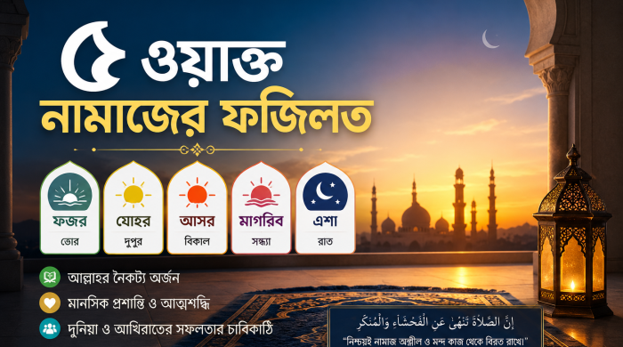 পাঁচ ওয়াক্ত নামাজের ফজিলত: একজন মুসলমানের জীবনে নামাজের গুরুত্ব